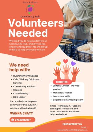 Community Hub volunteers wanted